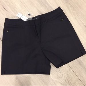 White House Black Market Black Stretch Shorts Sz 6